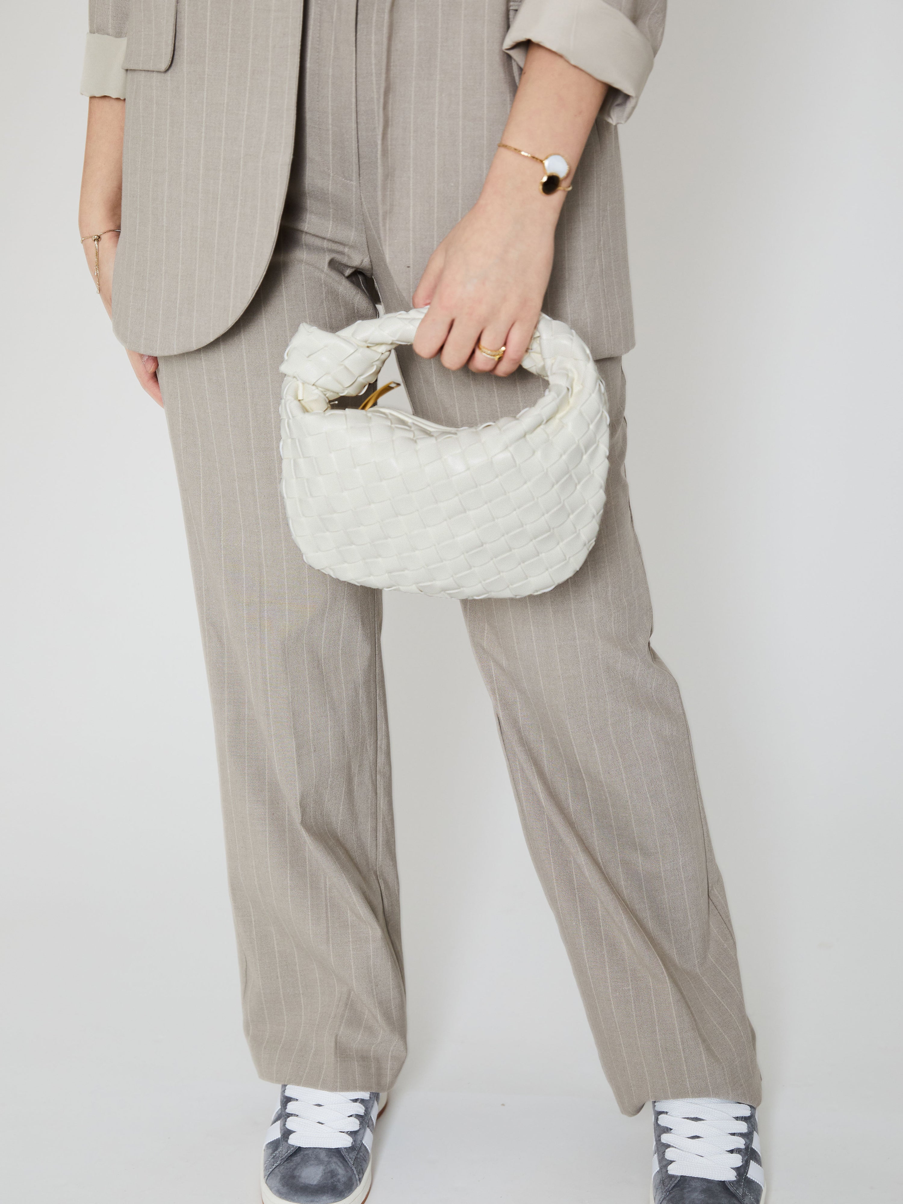 Minimalistische Geweven Mini Tas