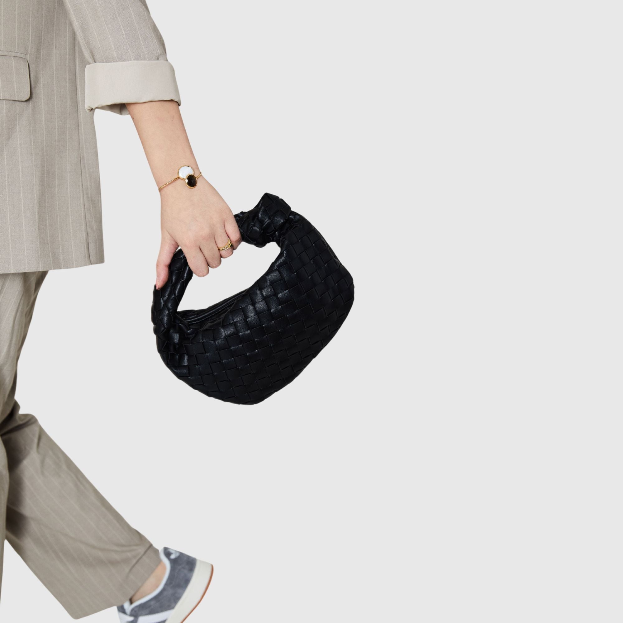 Minimalistische Geweven Mini Tas