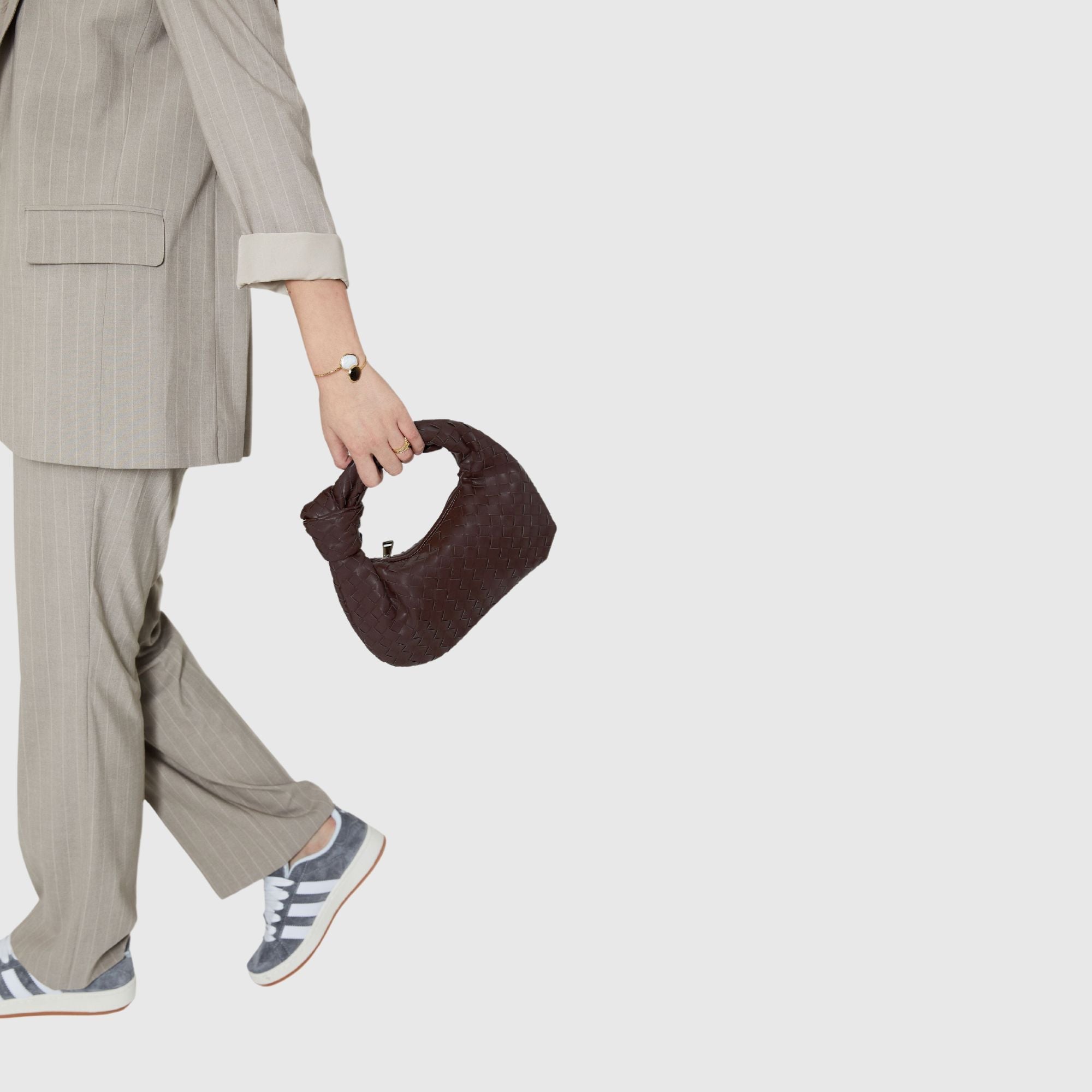 Minimalistische Geweven Mini Tas