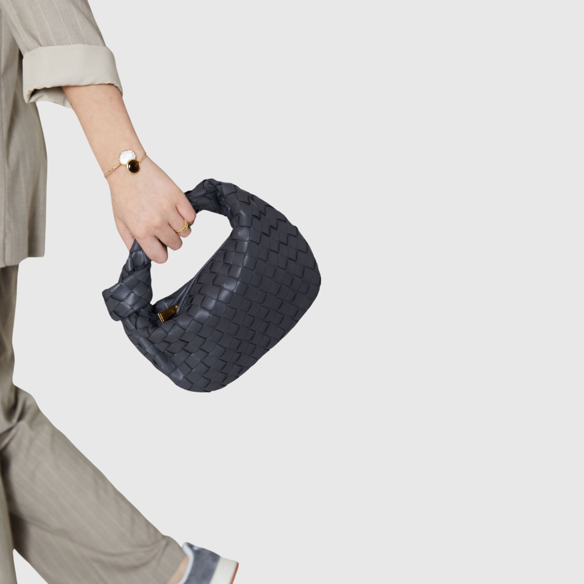 Minimalistische Geweven Mini Tas