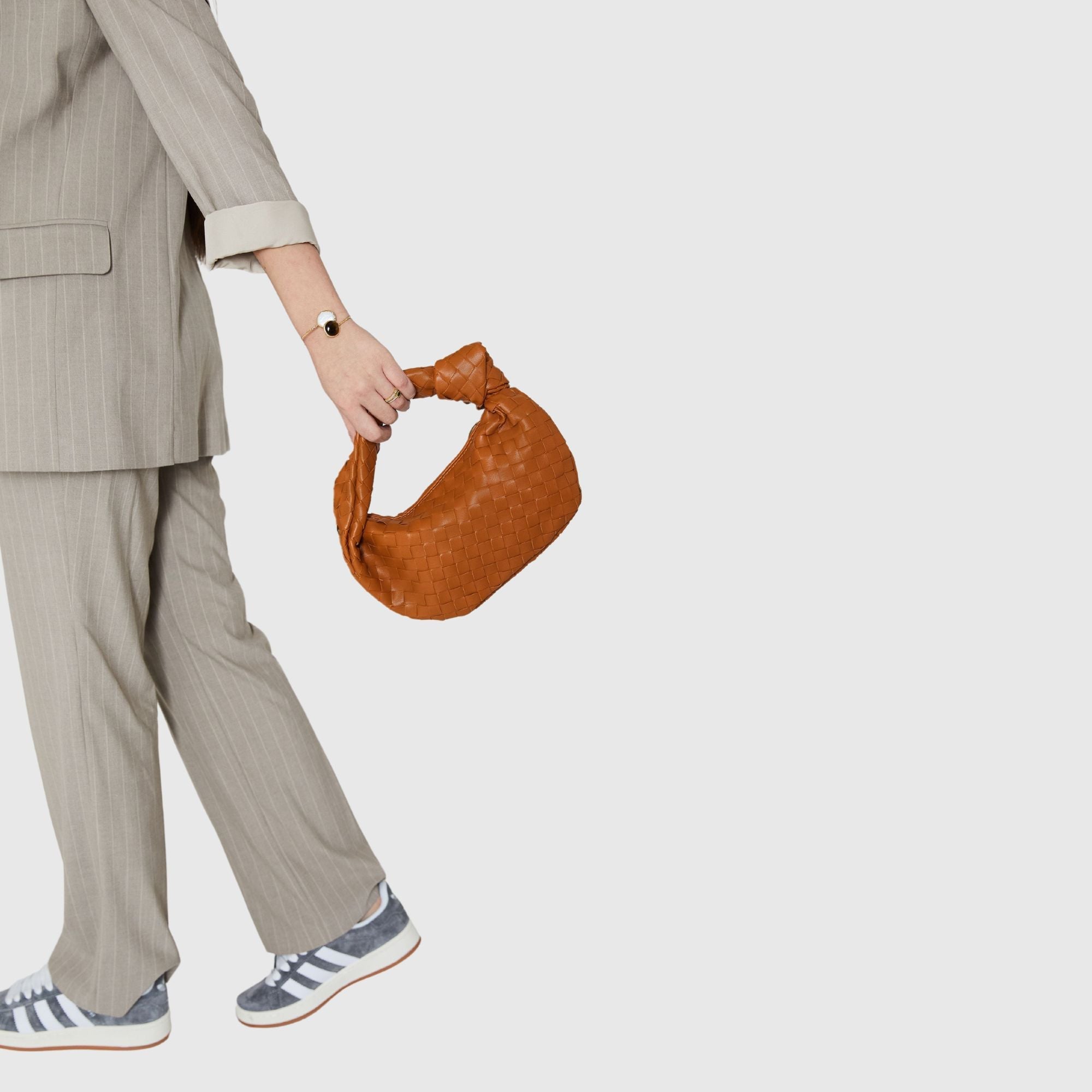 Minimalistische Geweven Mini Tas