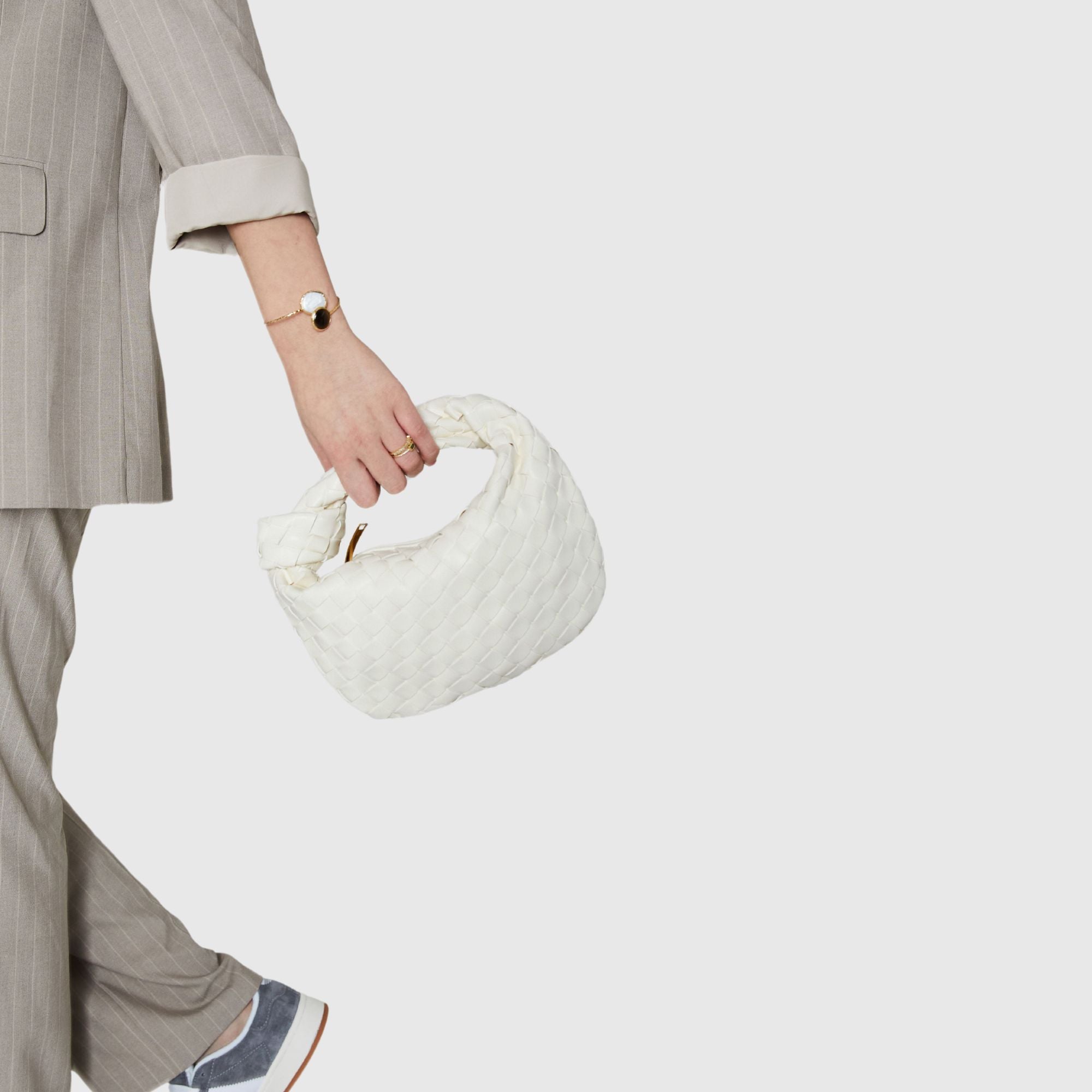 Minimalistische Geweven Mini Tas