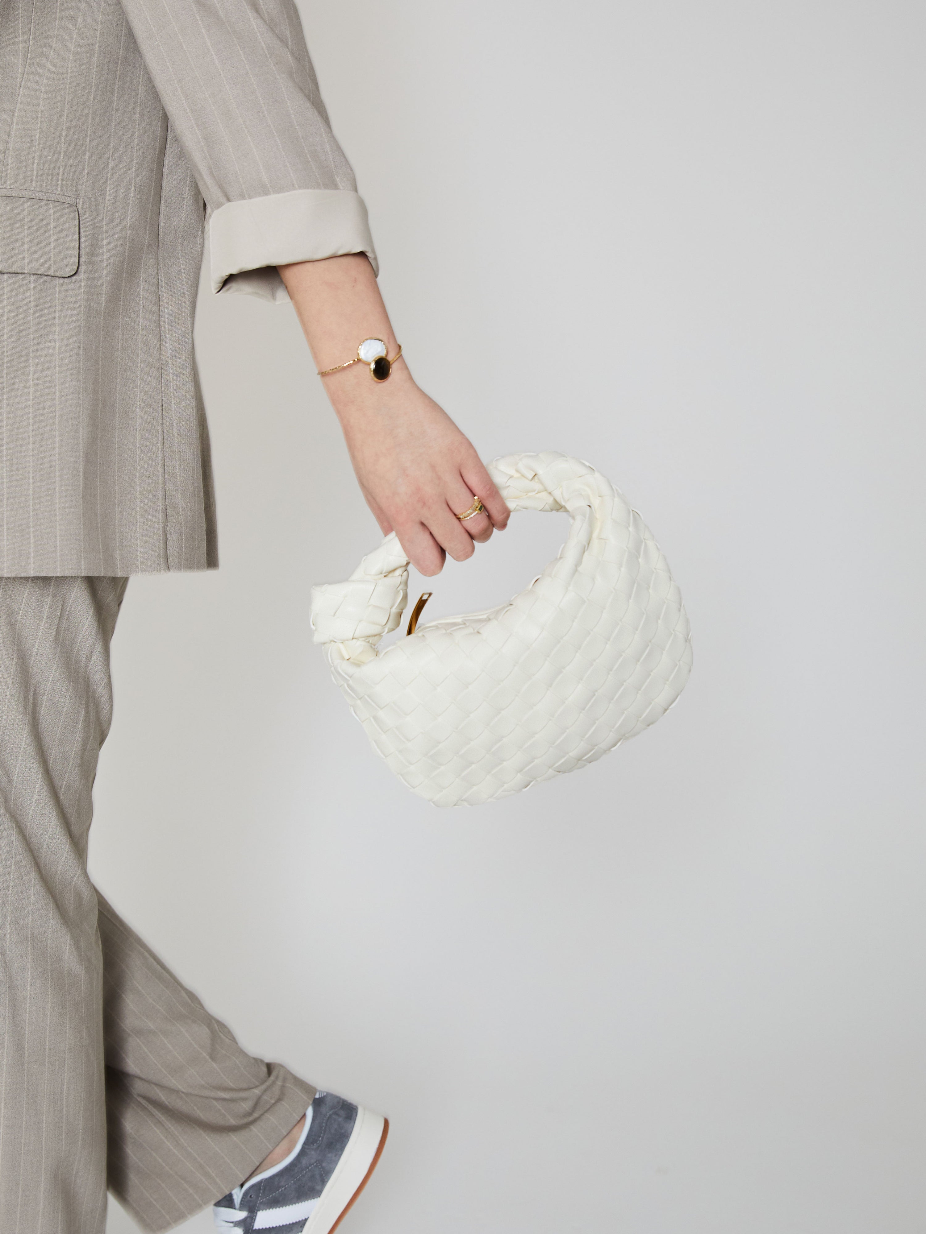 Minimalistische Geweven Mini Tas