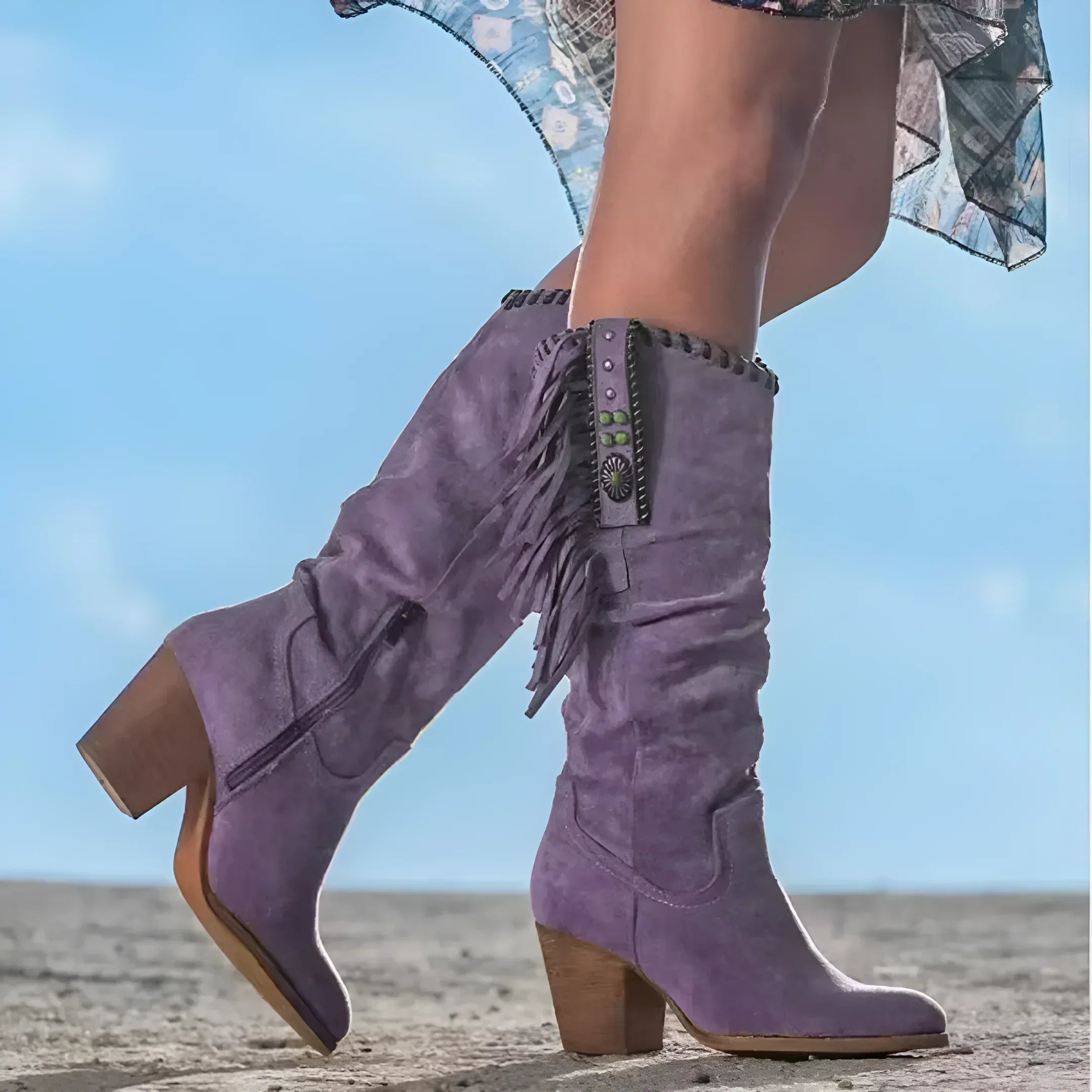 Milou | Leren Cowboylaarzen