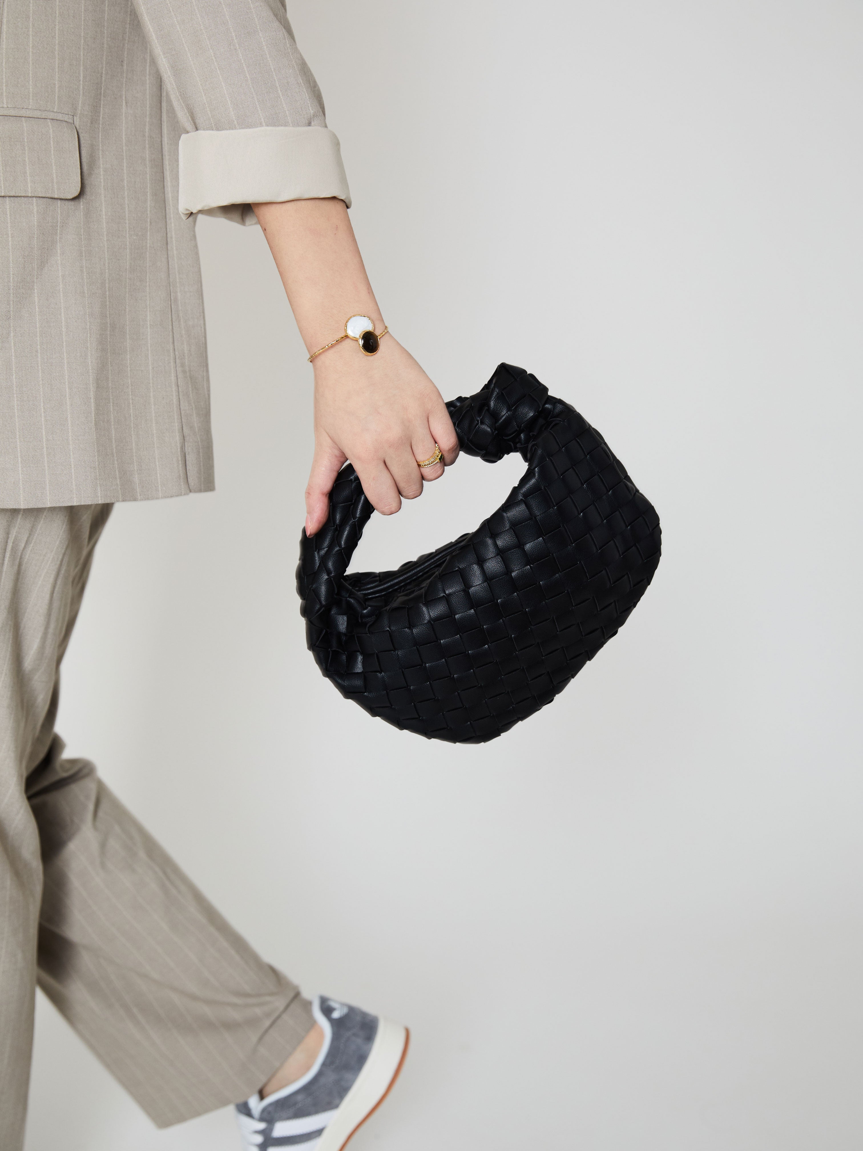 Minimalistische Geweven Mini Tas