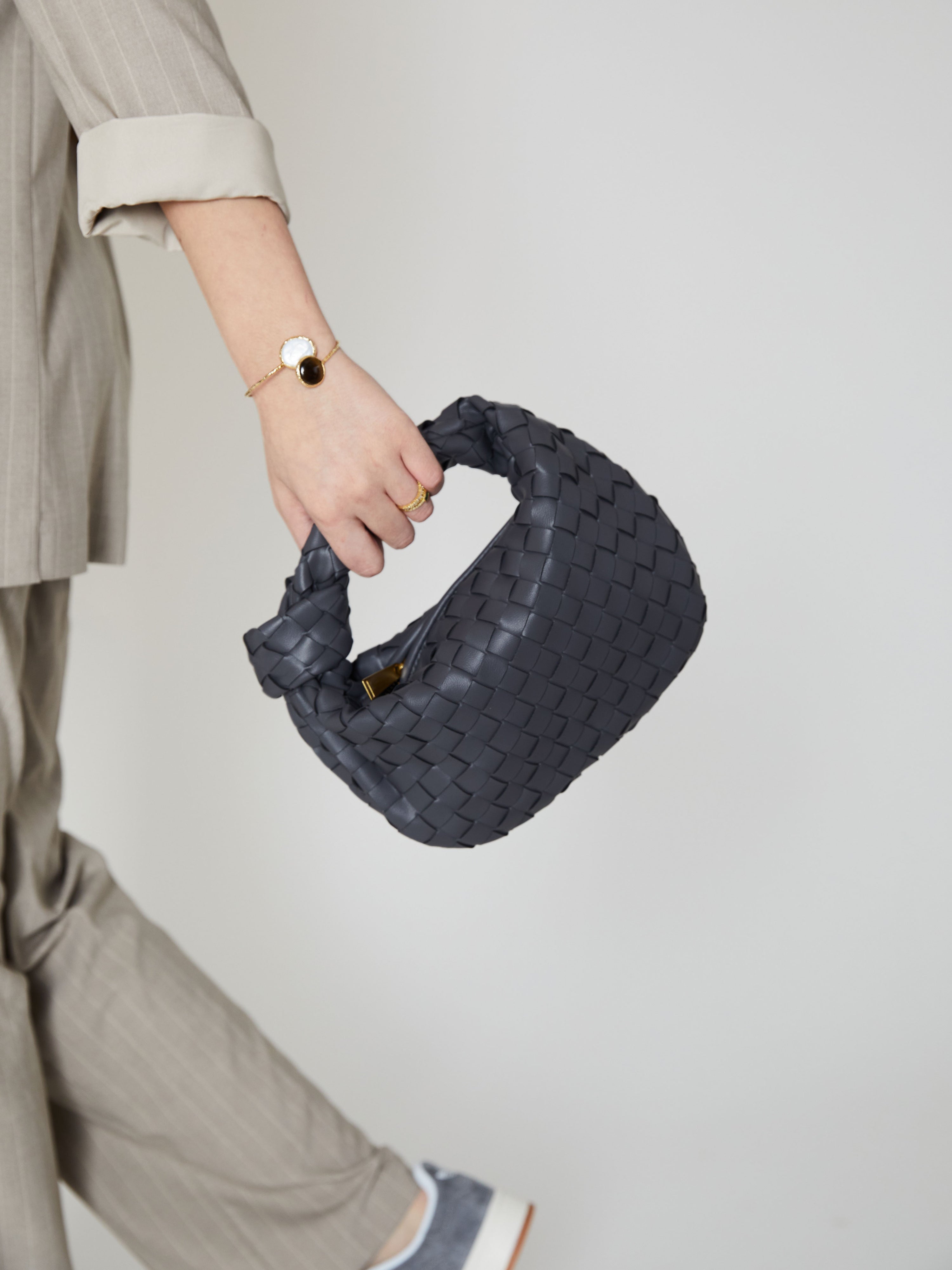 Minimalistische Geweven Mini Tas