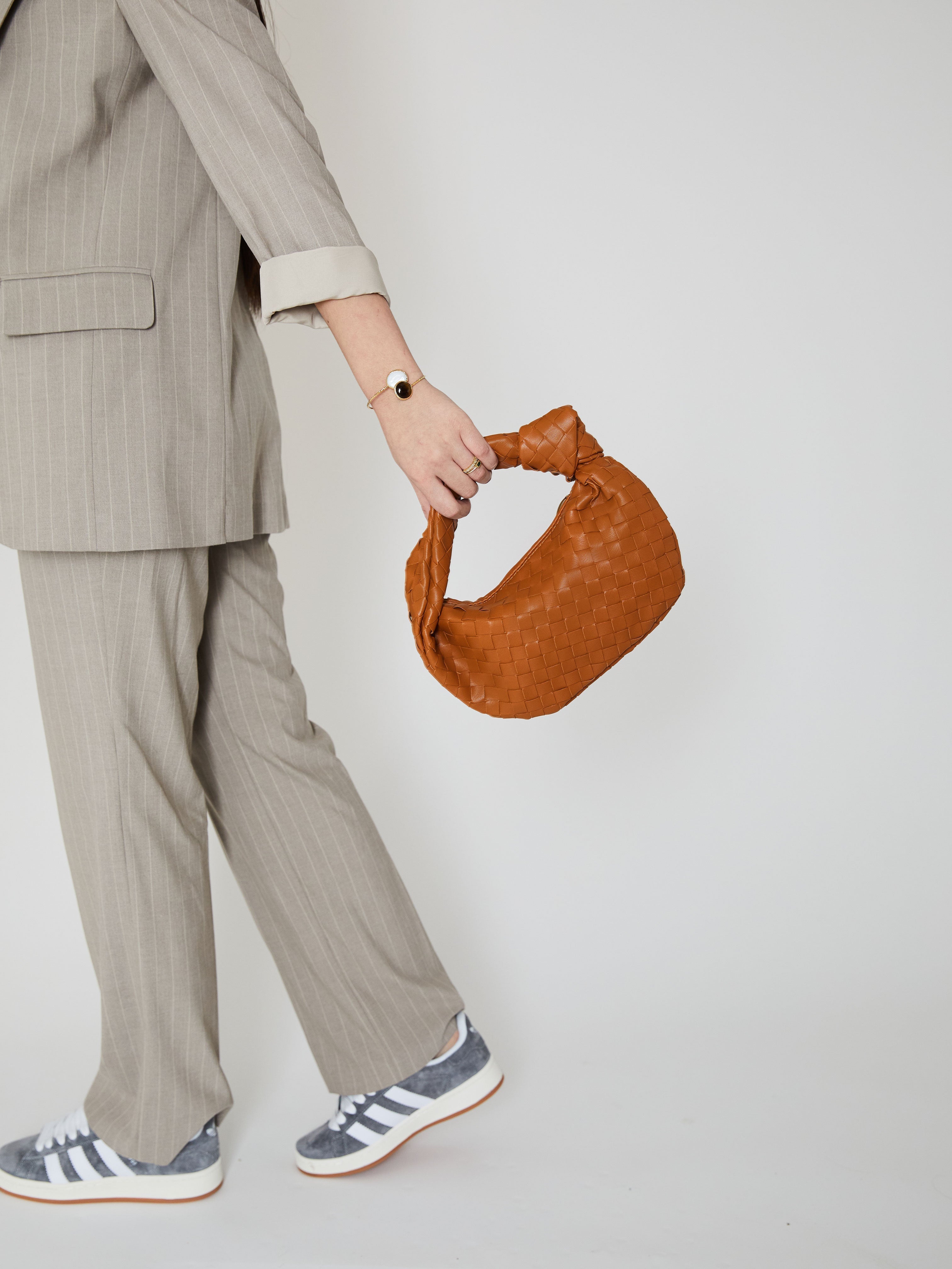 Minimalistische Geweven Mini Tas