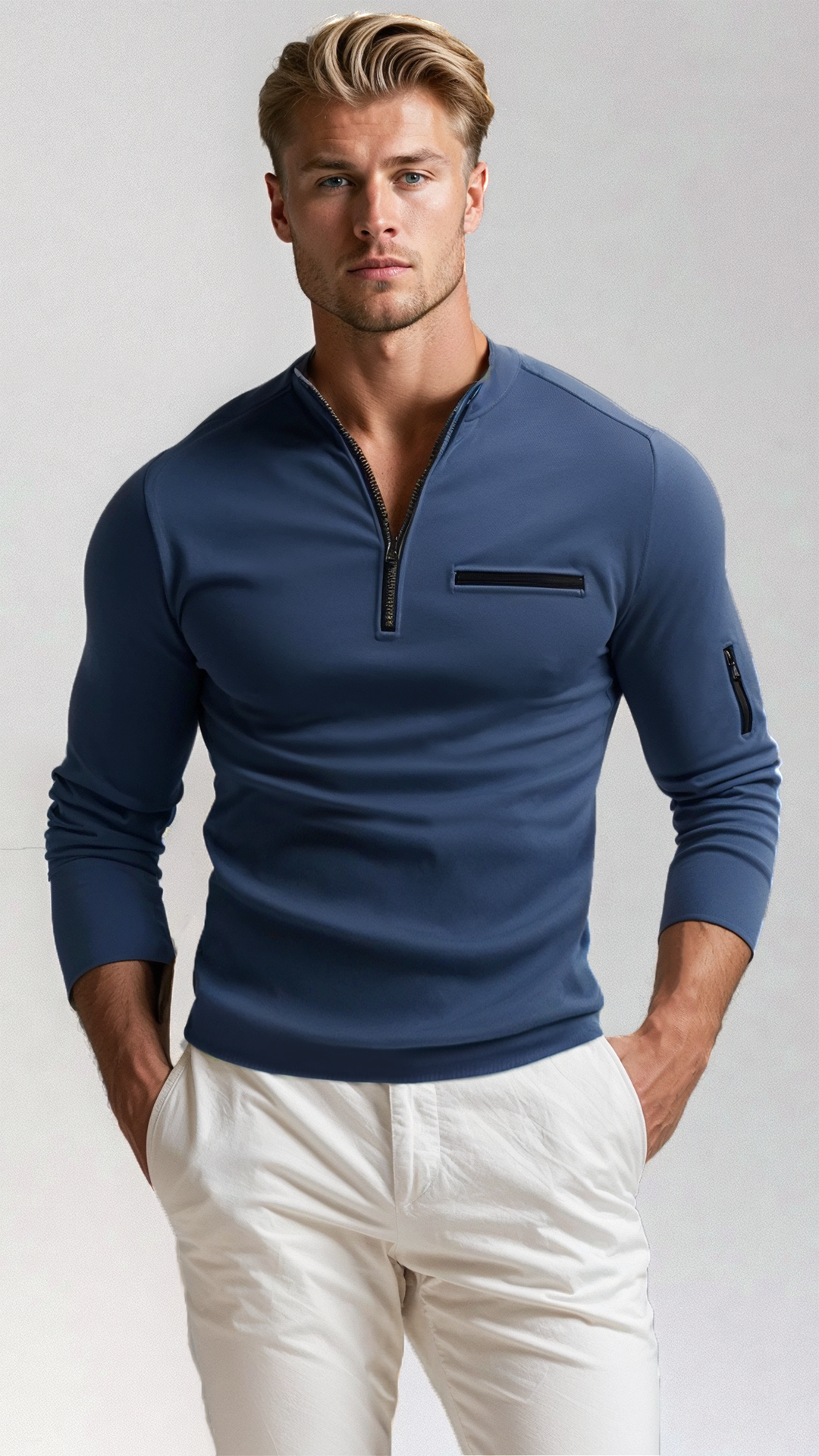 Sander | Quarter-Zip Polo