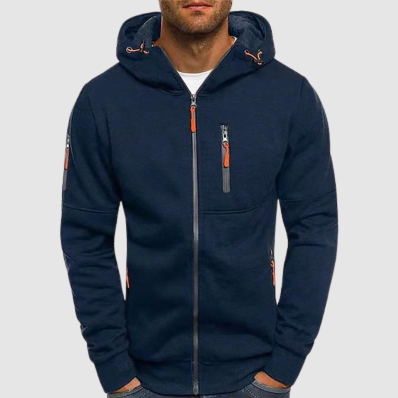 Luuk | Comfortabele Hoodie met Rits