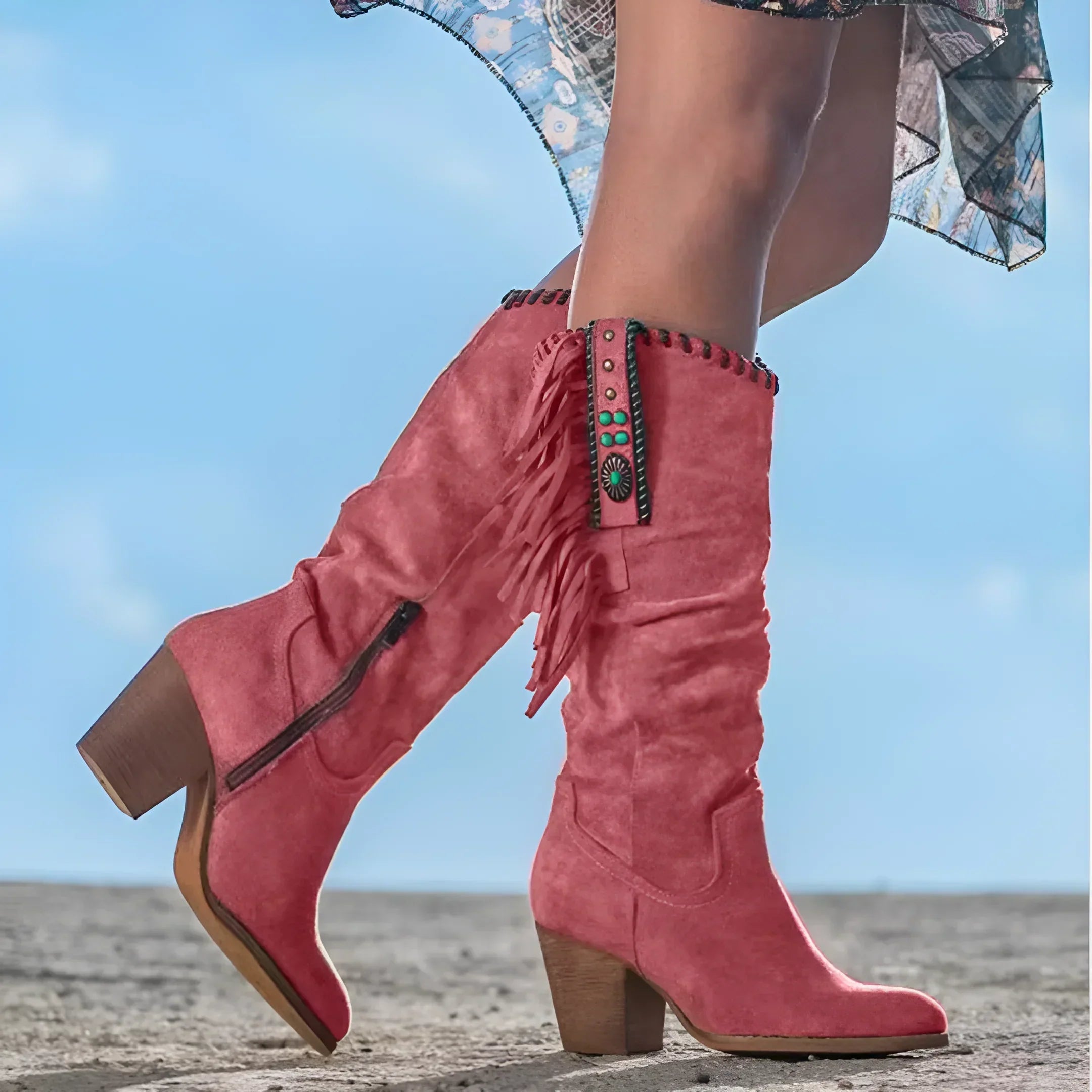 Milou | Leren Cowboylaarzen