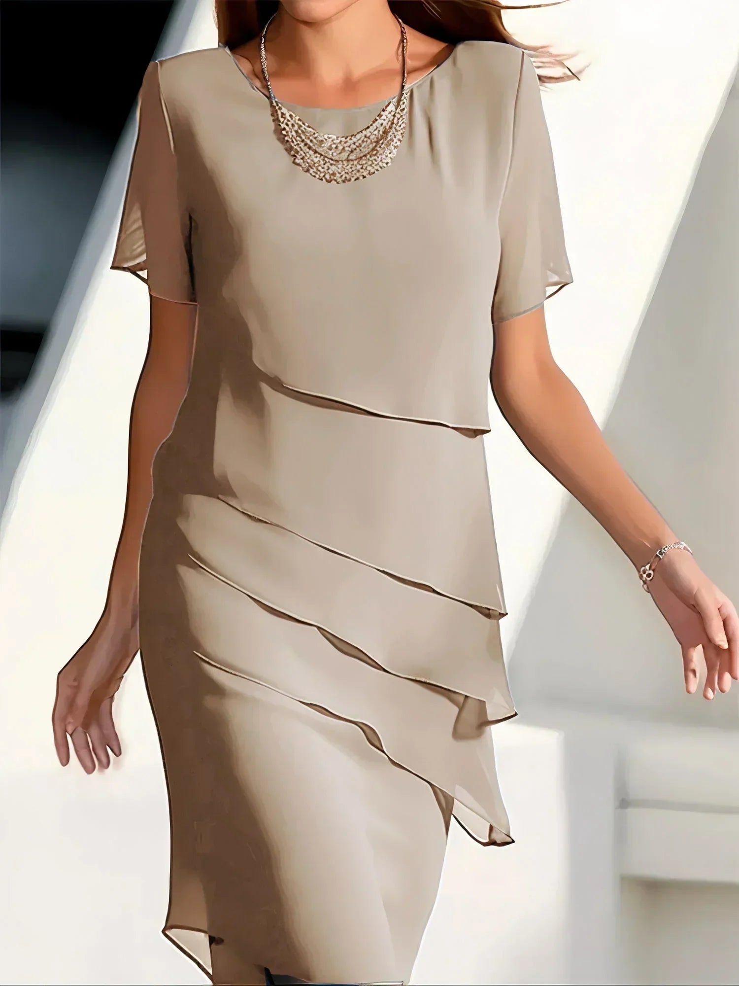 Hanni | Elegante Buik Bedekkende Jurk