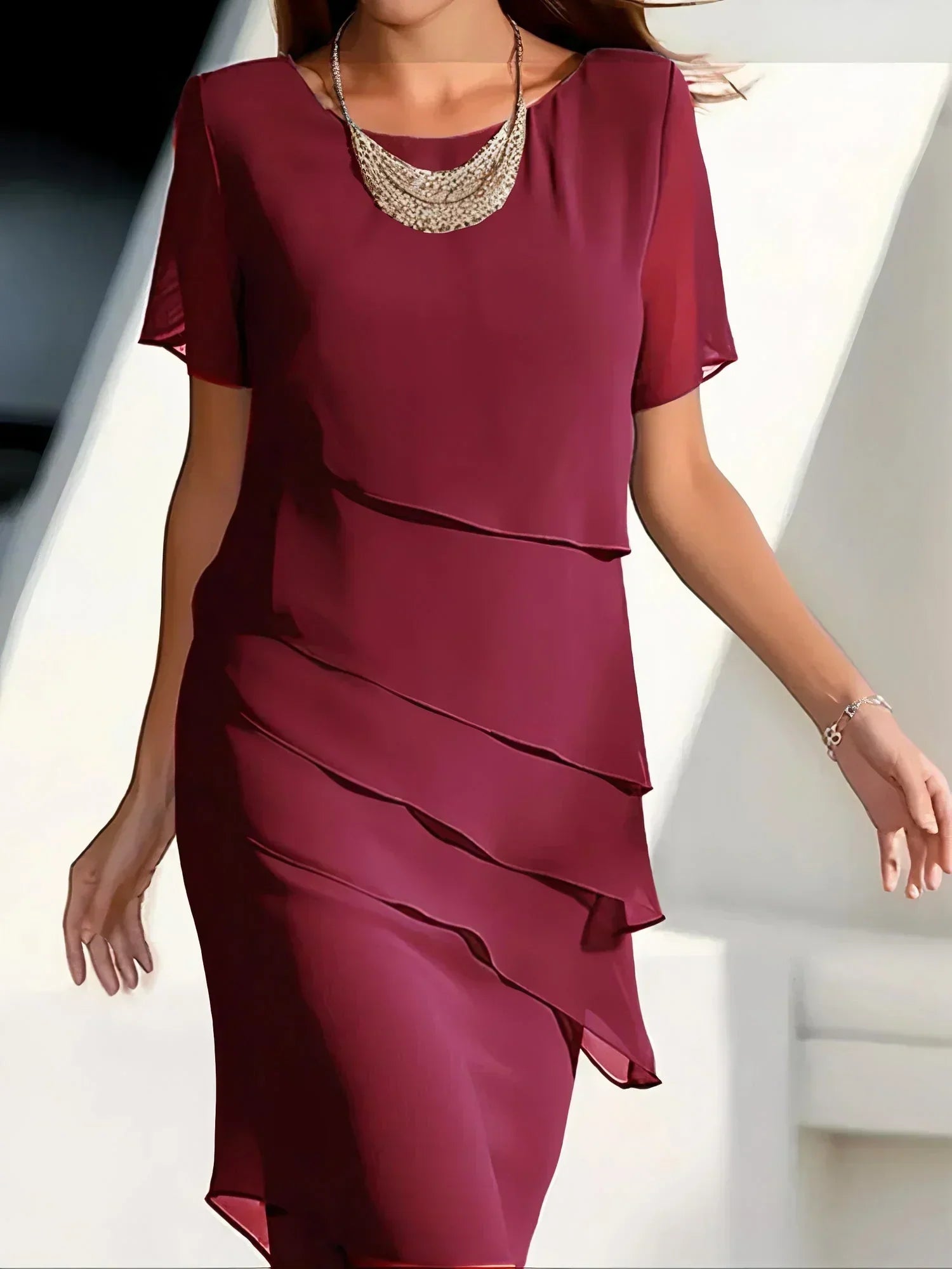 Hanni | Elegante Buik Bedekkende Jurk
