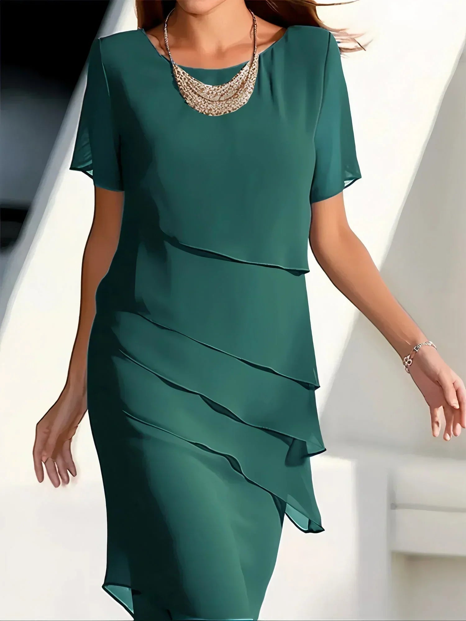 Hanni | Elegante Buik Bedekkende Jurk