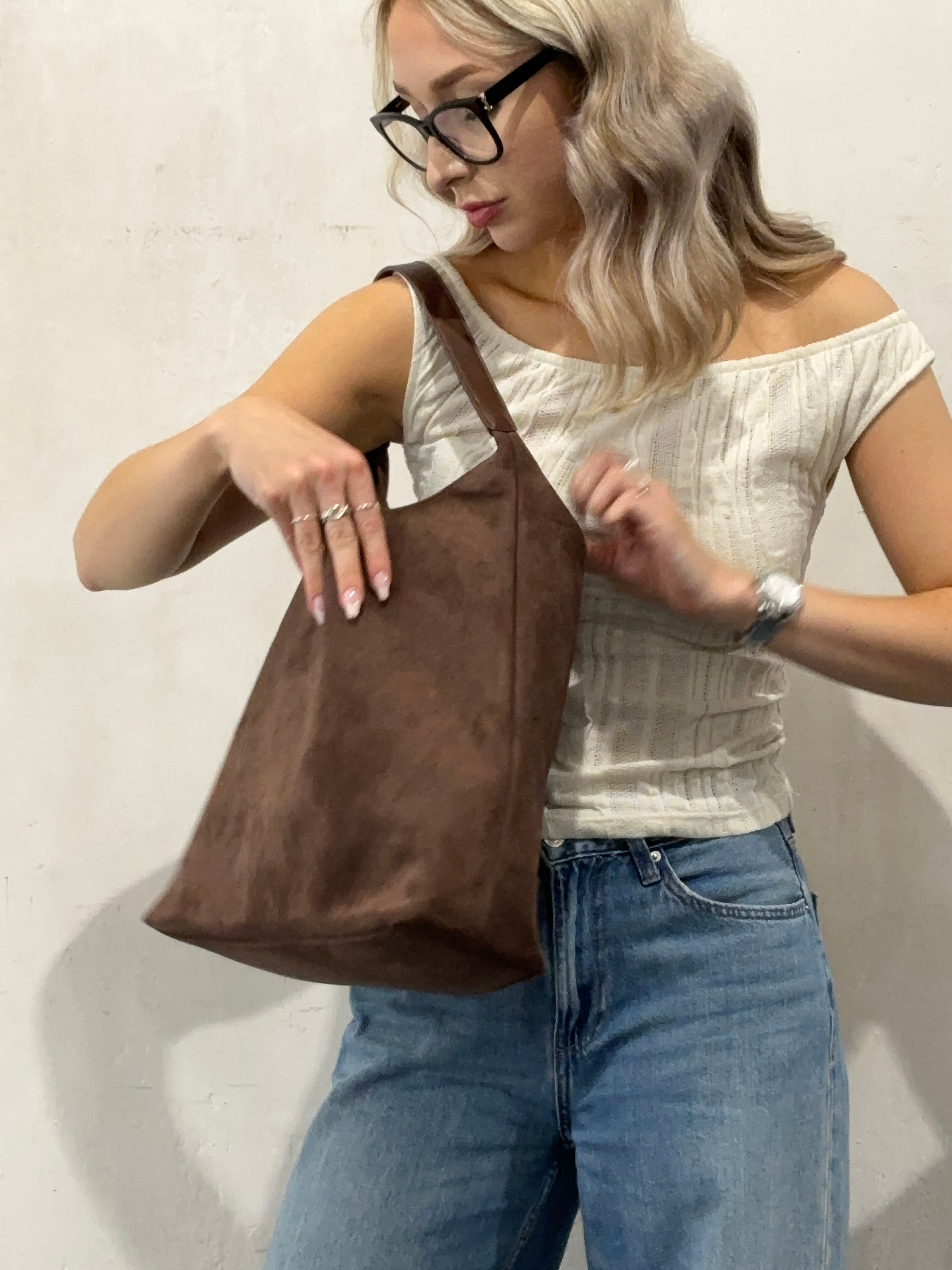 Suede Dagelijkse Tote Tas