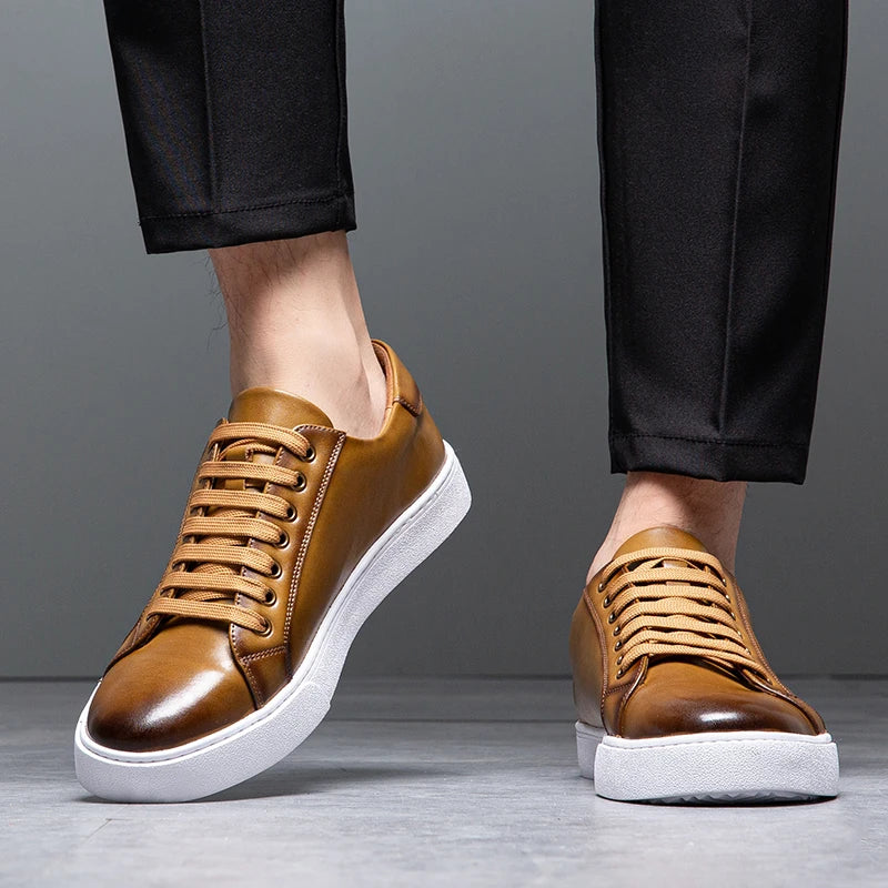 Sander | Leren Herensneaker