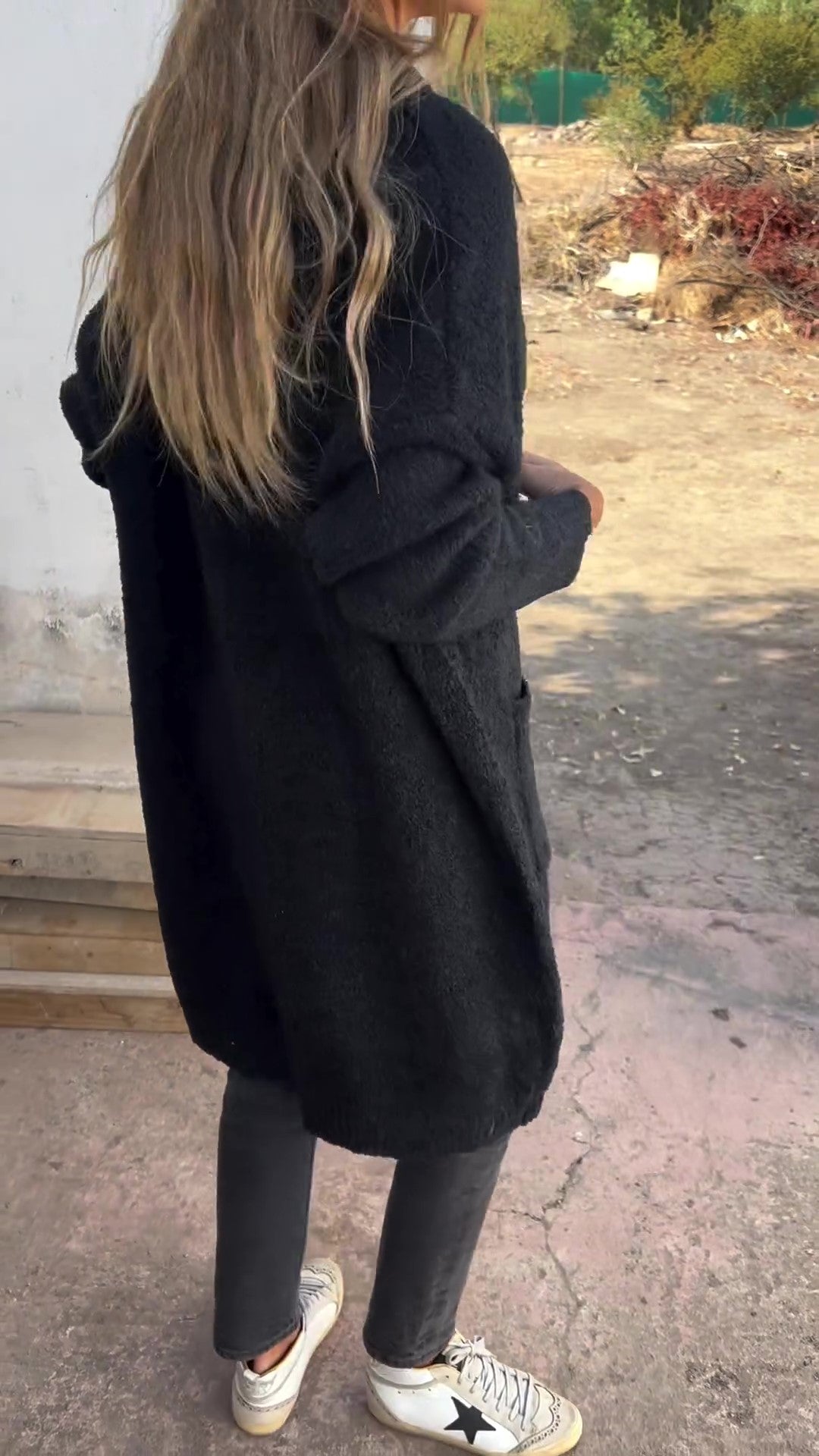 Janna | Gebreid Oversized en Casual Damestrui met Zakken