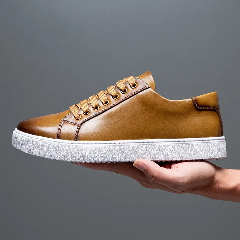 Sander | Leren Herensneaker